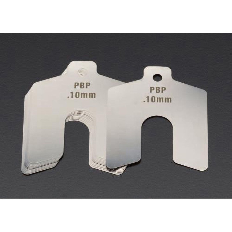 EA440EK-74 0.20mm/125x125mm スロッテッドシム(ステンレス/10枚) エスコ 厚さ0.2mm  EA440EK-74