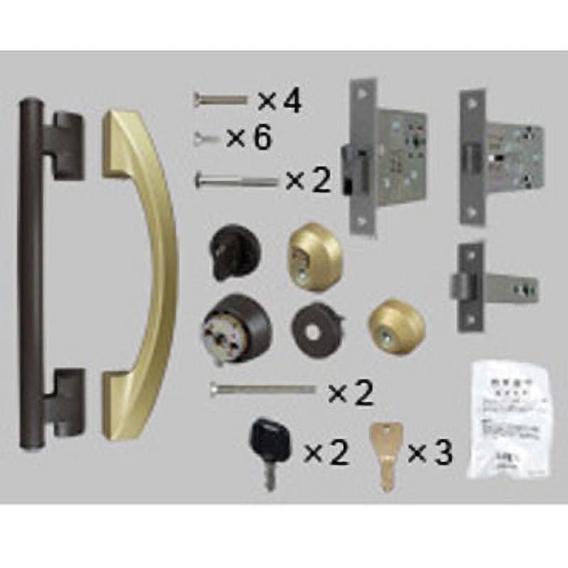 DHRZ3E 玄関セキュリティーサムターン付把手DN片開きE型ムーン内ダーク TOSTEM(LIXIL) プレナスS