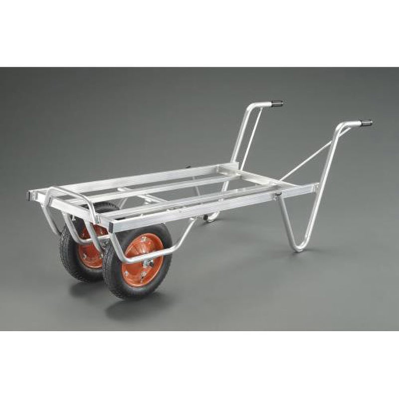 EA520DB-15A 490x1100mm 二輪コンテナカー(アルミ製) 1個 エスコ 【通販モノタロウ】