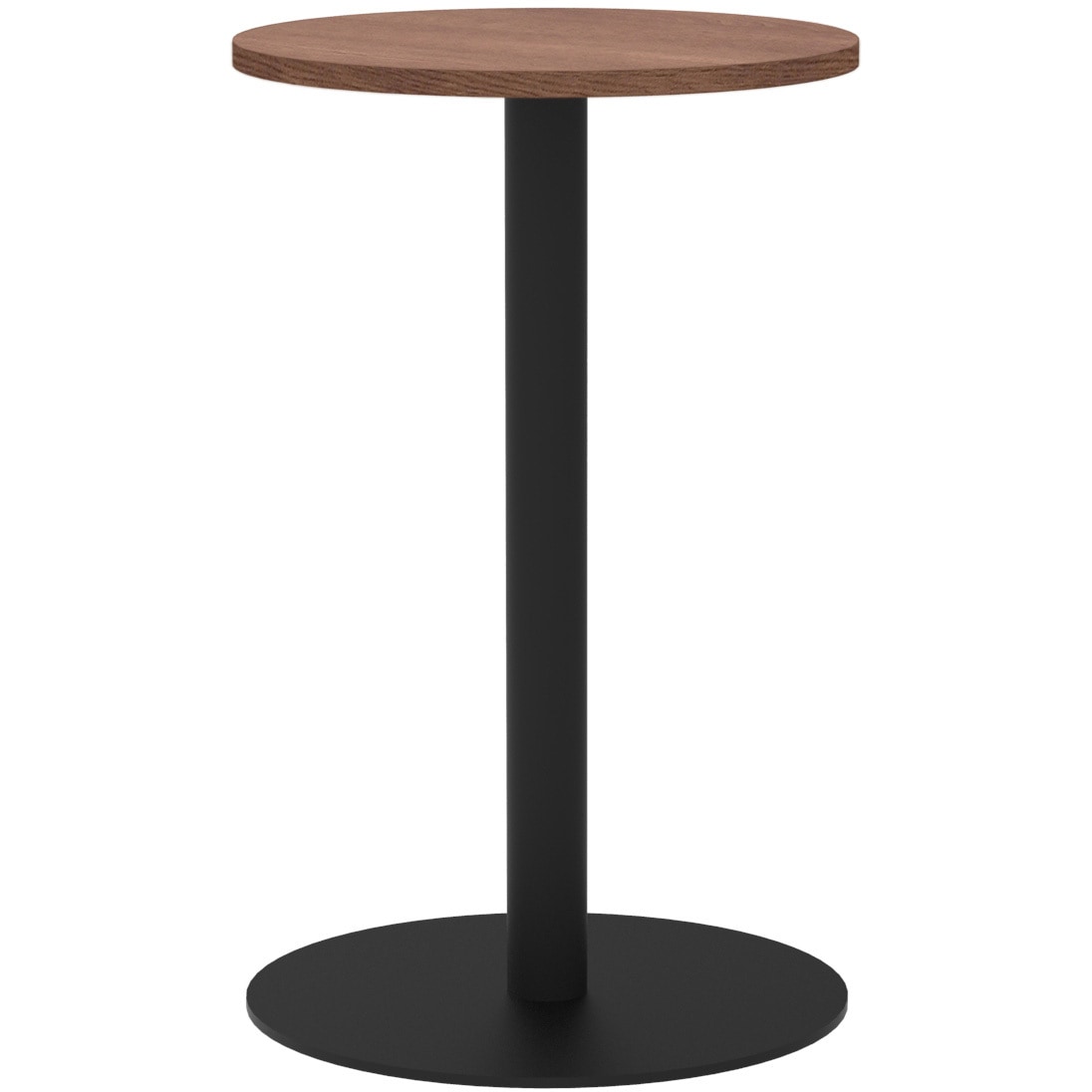 RFRCT-450RDM リスタ カフェテーブル アール・エフ・ヤマカワ ウォルナットI色 高さ720mm幅450mm奥行450mm  RFRCT-450RDM