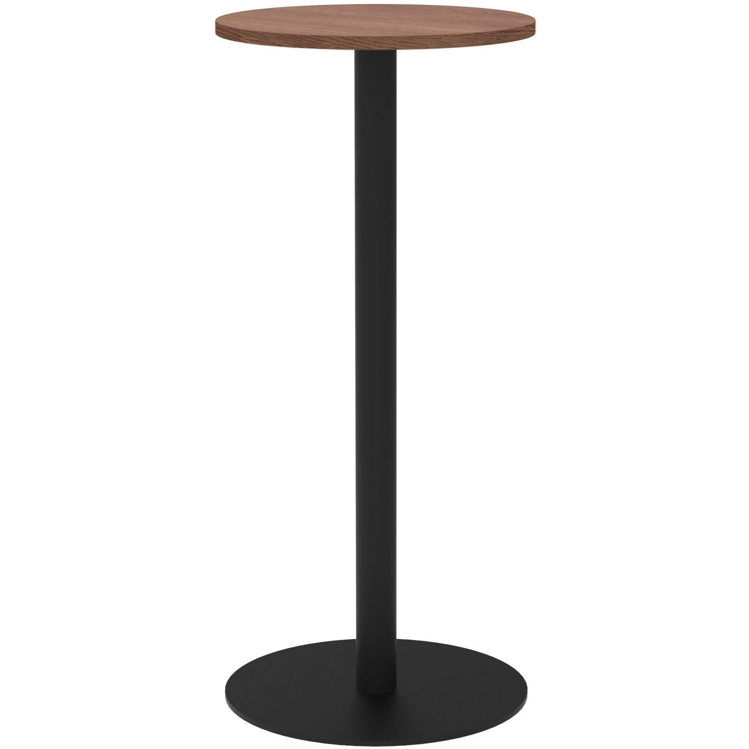 RFRCT-H450RDM リスタ ハイテーブル アール・エフ・ヤマカワ 天板形状:丸 ウォルナットI色 高さ1000mm幅450mm奥行450mm  RFRCT-H450RDM