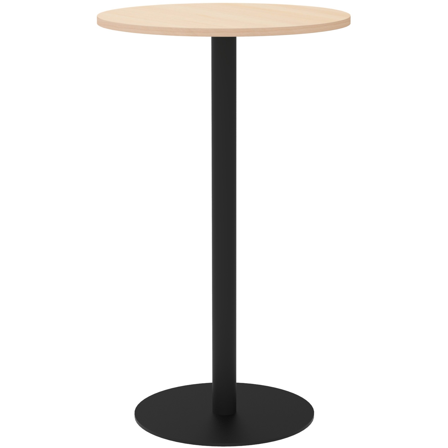 RFRCT-H600RNA リスタ ハイテーブル アール・エフ・ヤマカワ 天板形状:丸 ナチュラルR色 高さ1000mm幅600mm奥行600mm  RFRCT-H600RNA