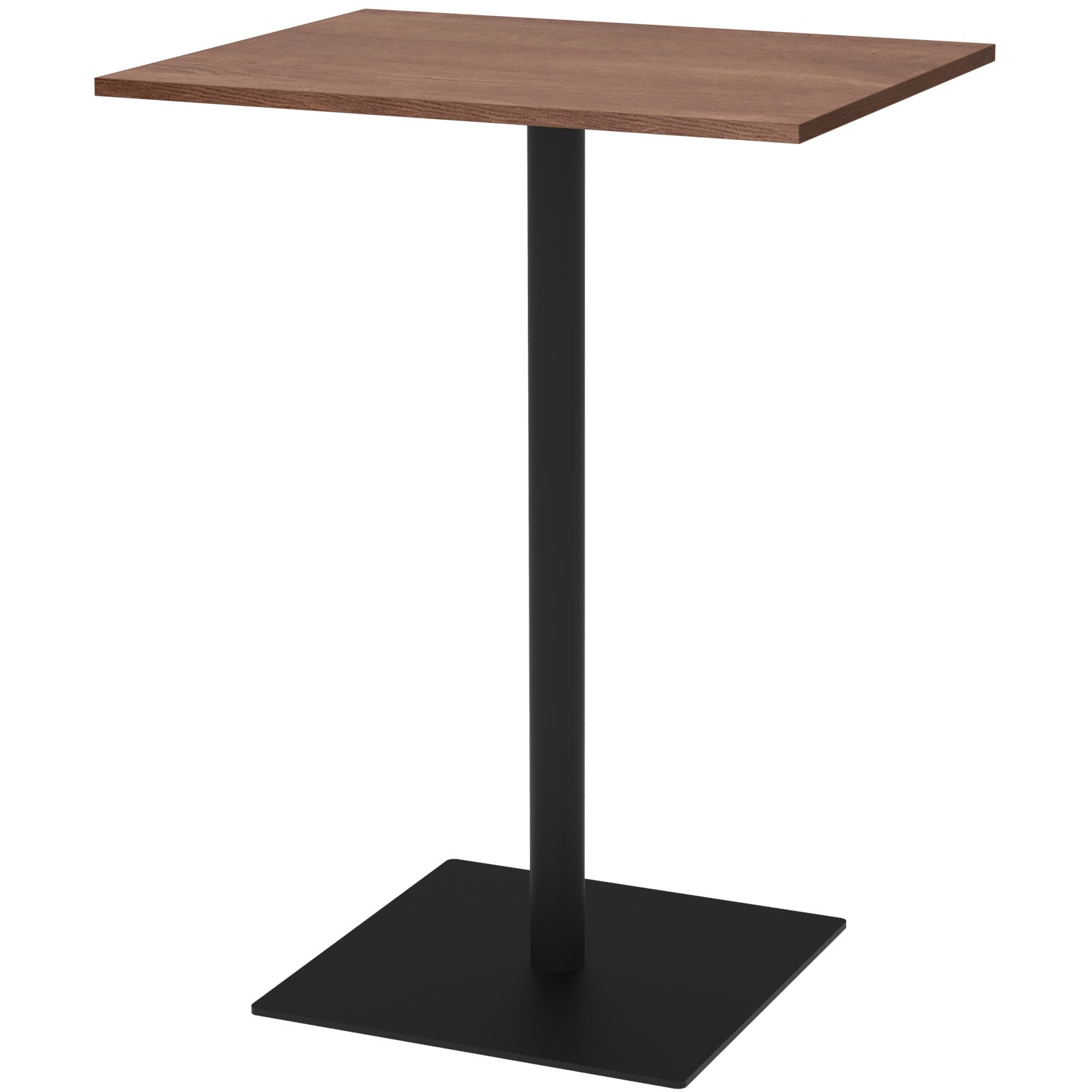 RFRCT-H7560DM リスタ ハイテーブル アール・エフ・ヤマカワ 四角 ウォルナットI色 高さ1000mm幅750mm奥行600mm  RFRCT-H7560DM