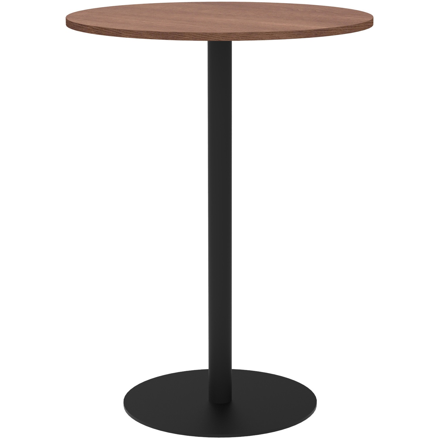 RFRCT-H750RDM リスタ ハイテーブル アール・エフ・ヤマカワ 天板形状:丸 ウォルナットI色 高さ1000mm幅750mm奥行750mm  RFRCT-H750RDM