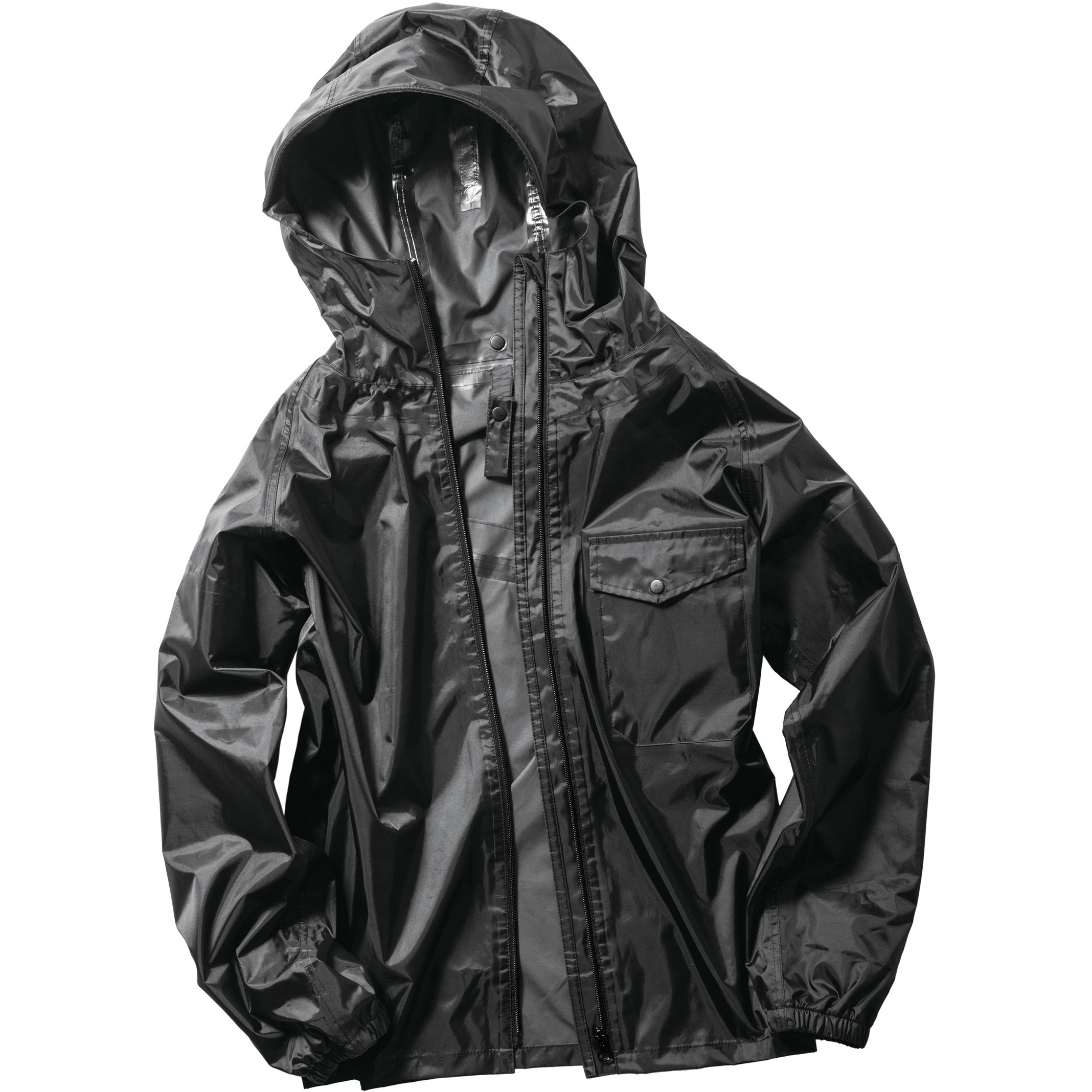 【類似】モーガン蔵人着　APC ドンキーコート XSサイズ ブラック AS-5110 レインキーパースーツ マック ブラック色 サイズS 1個