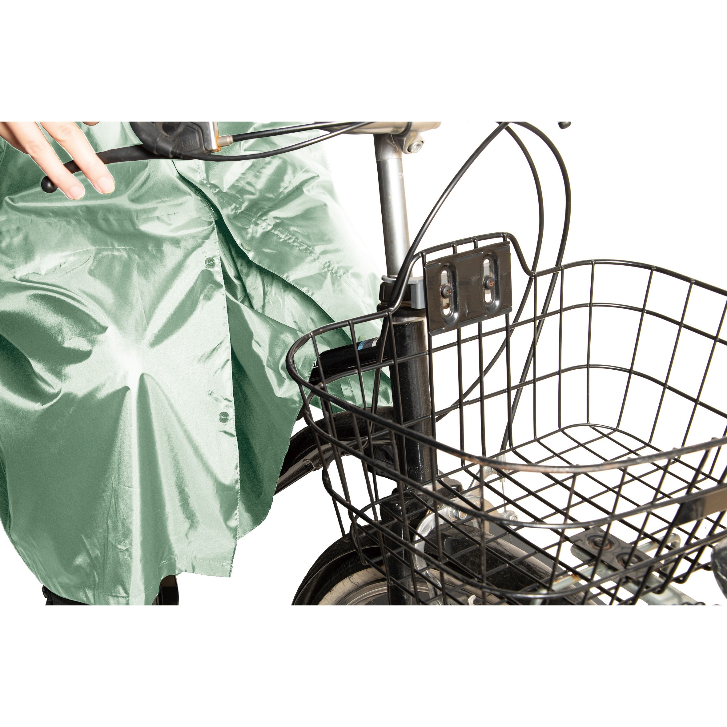 AS-5150 バッグインサイクルレインコート マック ミント色