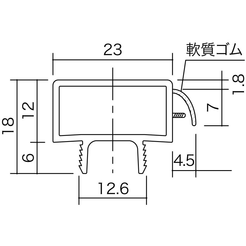 JTN001NK 樹脂戸当り(縦用) 1本 ハイテクウッドプラス 【通販 JTN001NK 樹脂戸当り(縦用) 1本 ハイテクウッドプラス 【通販