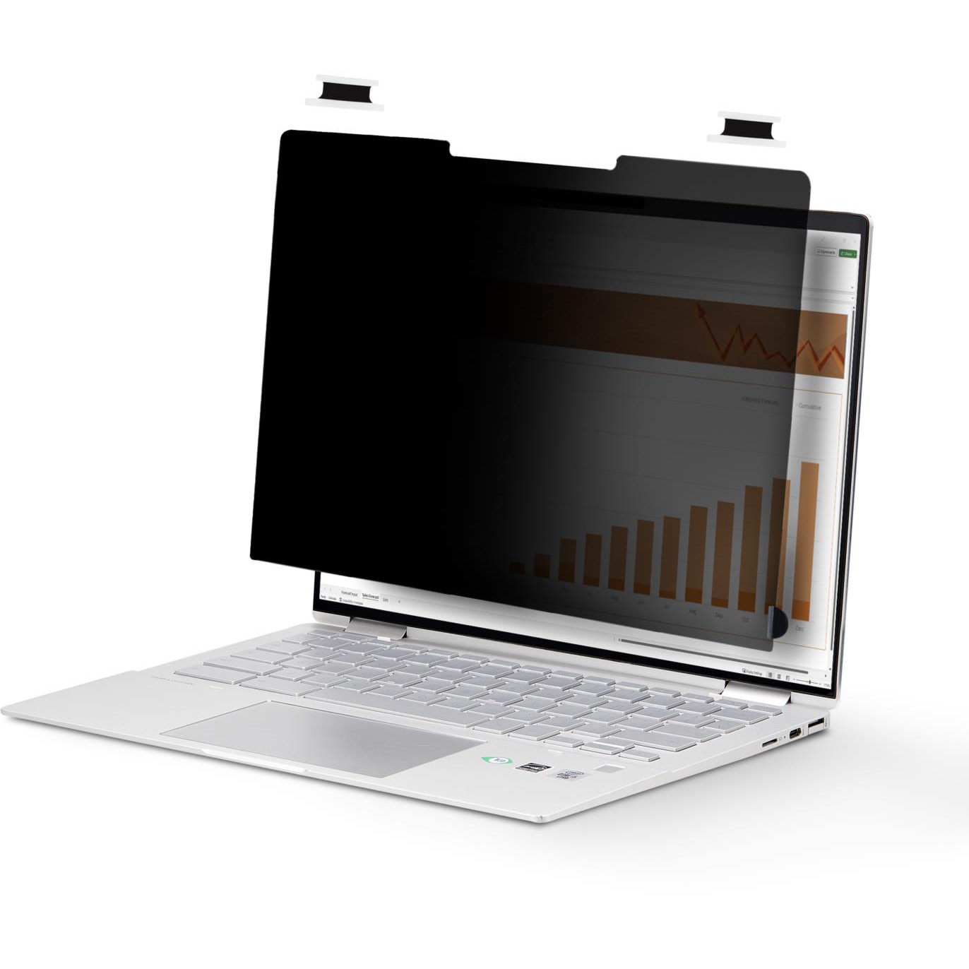 135CT-PRIVACY-SCREEN 覗き見防止プライバシーフィルター/ノートPC対応/タッチ対応フリップ式/視野角60度/光沢&非光沢 両面使用/ブルーライトカット/パソコンディスプレイ 液晶保護フィルム 1個 StarTech.com 【通販モノタロウ】