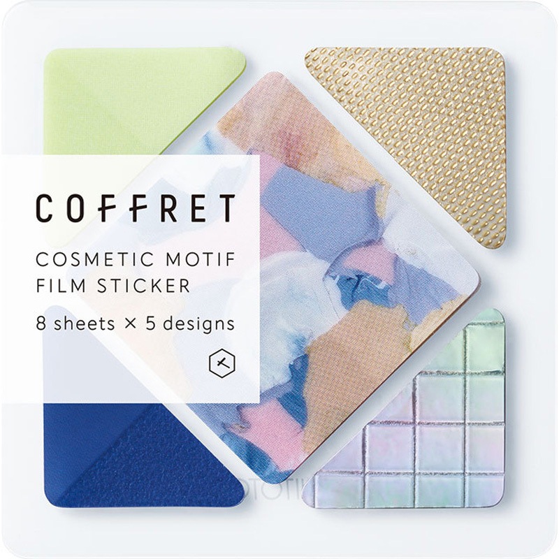 COFS003 コスメモチーフフィルムシール コフレ スクエア 1冊