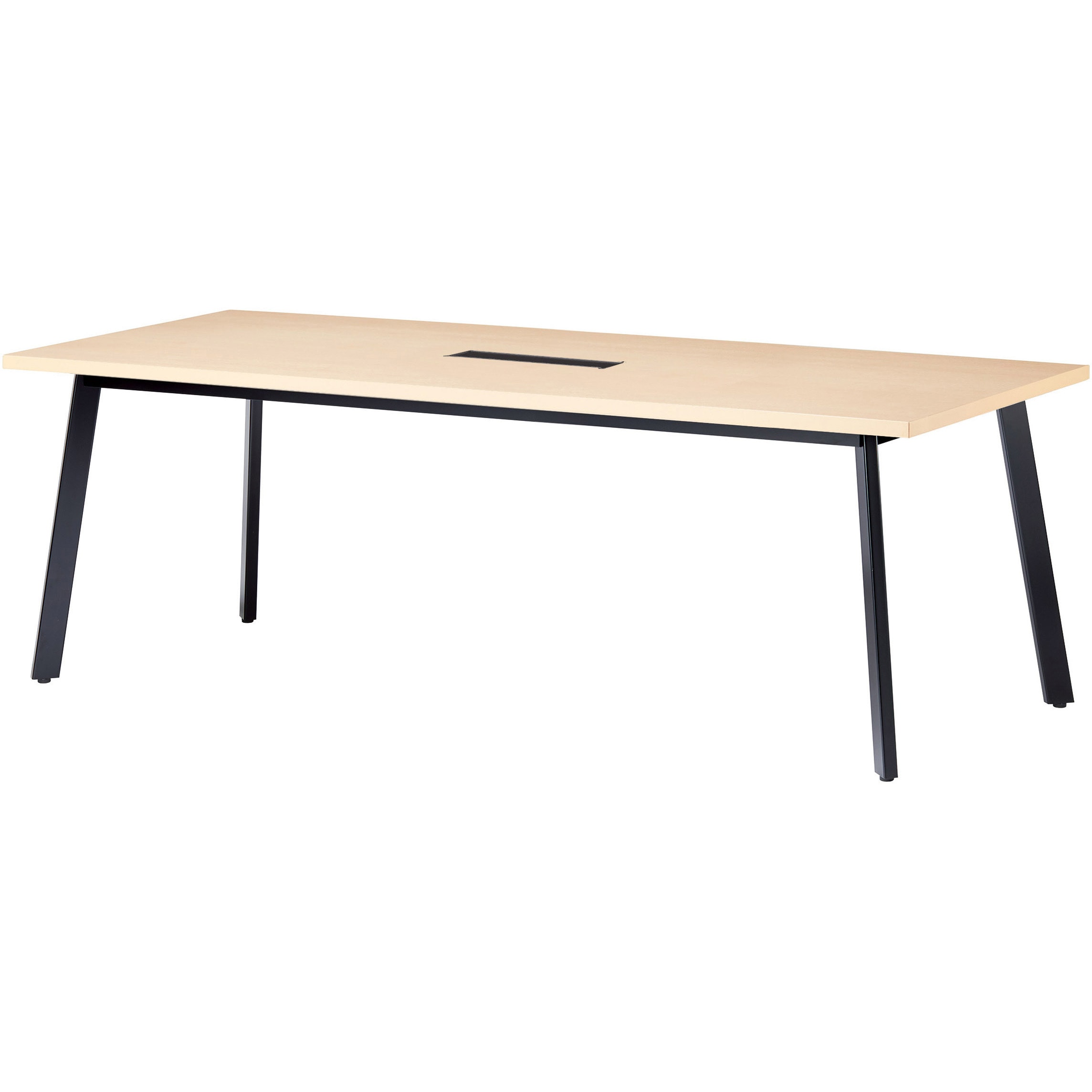 UM-B2190KW-LO ミーティングテーブル ニシキ工業 ライトオーク色 高さ720mm幅2100mm奥行900mm  UM-B2190KW-LO