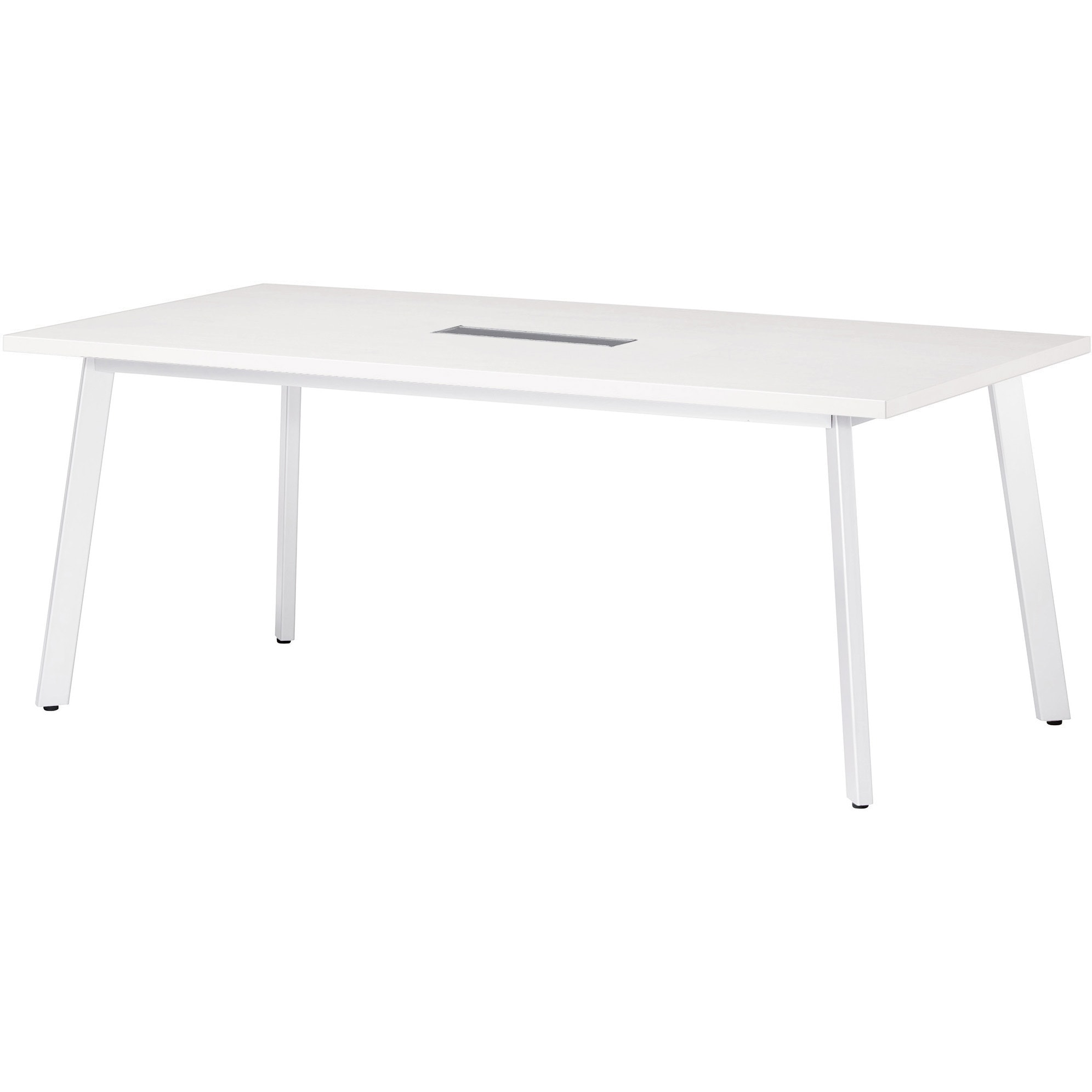 UM-H1810KW-OW ミーティングテーブル ニシキ工業 オフホワイト色 高さ720mm幅1800mm奥行1000mm  UM-H1810KW-OW