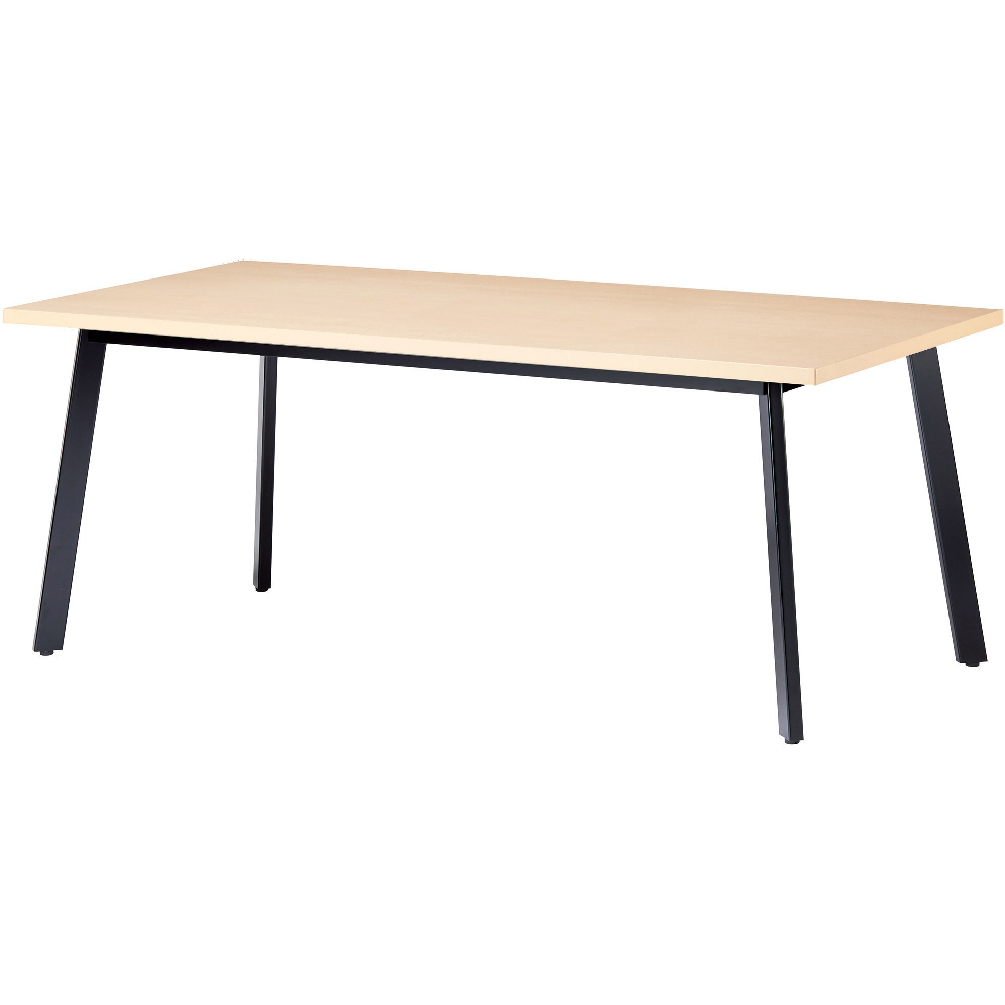 UM-B1810K-LO ミーティングテーブル ニシキ工業 ライトオーク色 高さ720mm幅1800mm奥行1000mm  UM-B1810K-LO