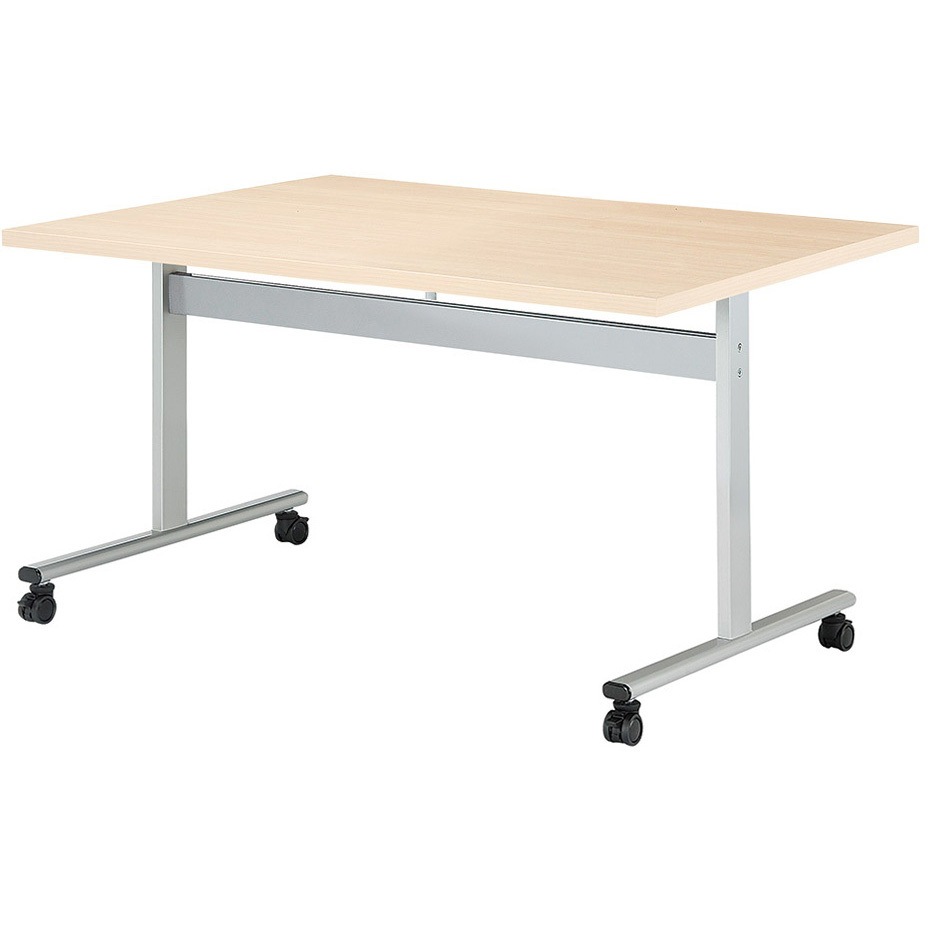 HIS-S1275KC-LO ミーティングテーブル ニシキ工業 ライトオーク色 高さ720mm幅1200mm奥行750mm  HIS-S1275KC-LO