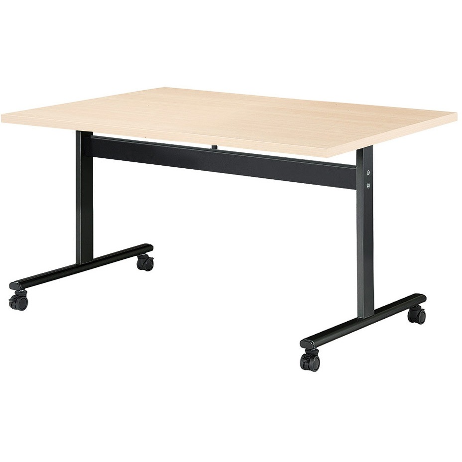 HIS-B1275KC-LO ミーティングテーブル ニシキ工業 ライトオーク色 高さ720mm幅1200mm奥行750mm  HIS-B1275KC-LO