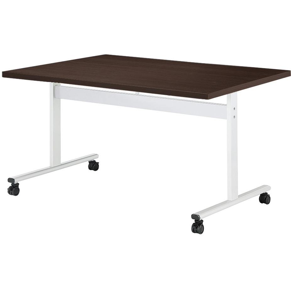 HIS-H1275KC-DW ミーティングテーブル ニシキ工業 ダークウッド色 高さ720mm幅1200mm奥行750mm  HIS-H1275KC-DW