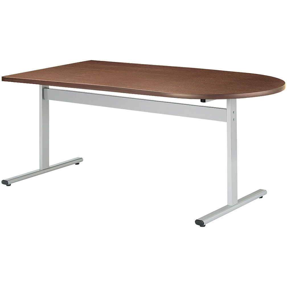 HIS-S1575HR-WN ミーティングテーブル ニシキ工業 ウォールナット色 高さ720mm幅1500mm奥行750mm  HIS-S1575HR-WN