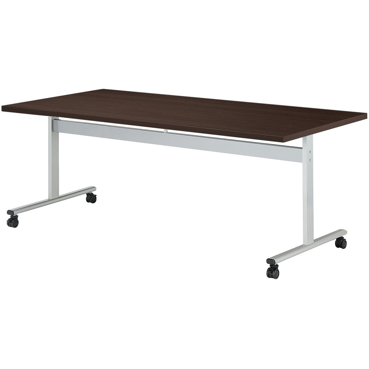 HIS-S1875KC-DW ミーティングテーブル ニシキ工業 ダークウッド色 高さ720mm幅1800mm奥行750mm  HIS-S1875KC-DW