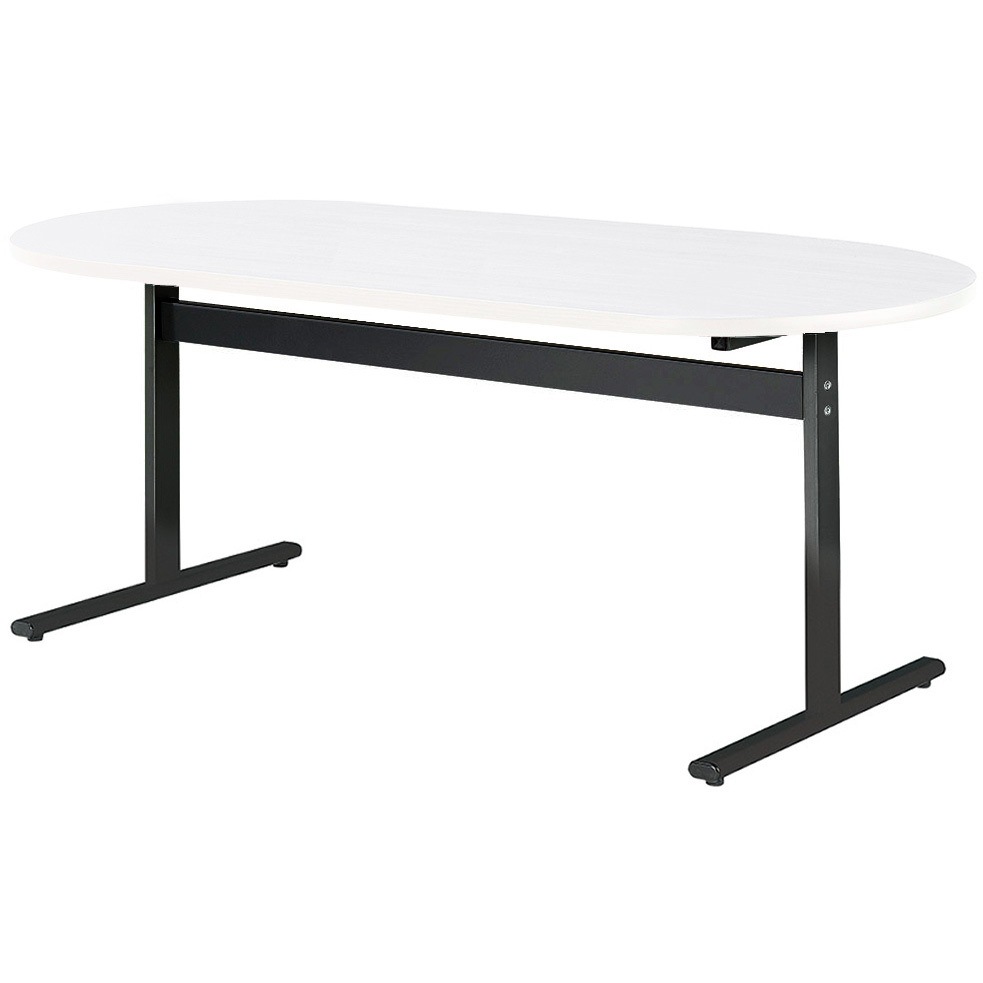 HIS-B1890R-OW ミーティングテーブル ニシキ工業 オフホワイト色 高さ720mm幅1800mm奥行900mm  HIS-B1890R-OW