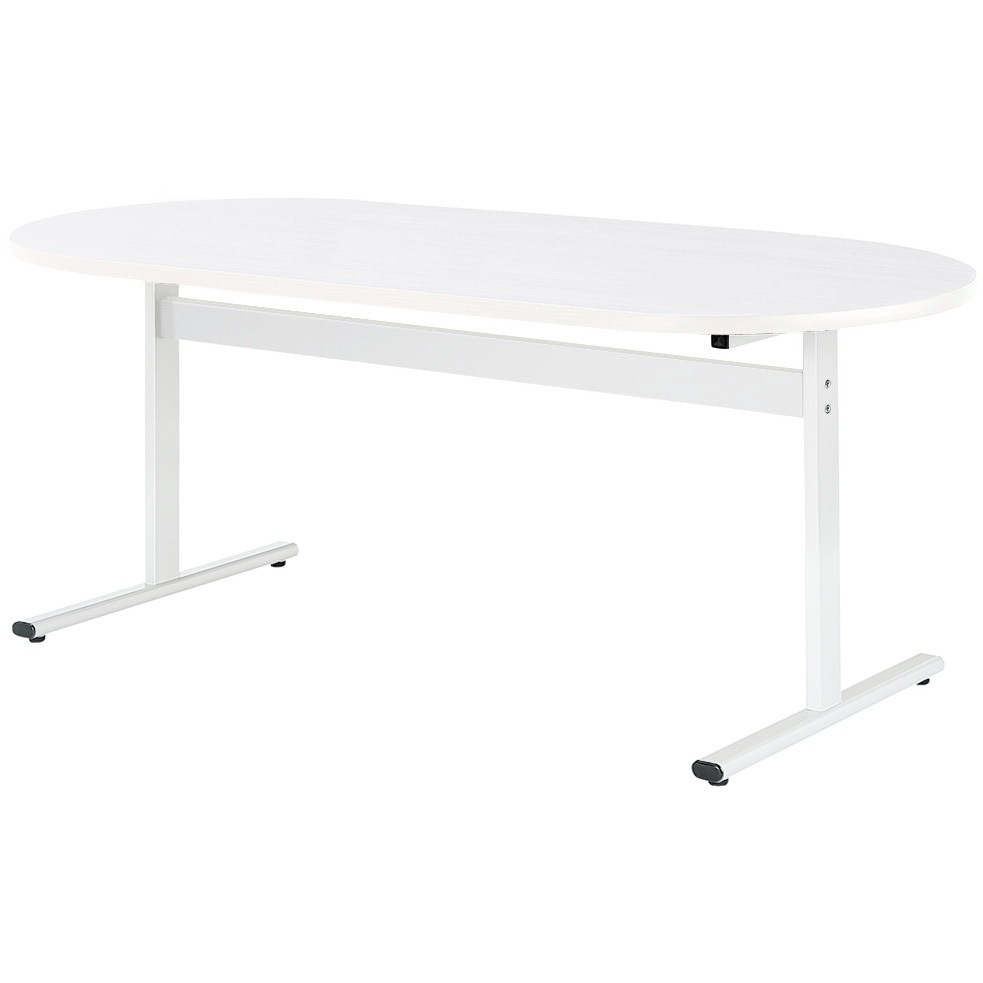 HIS-H1890R-OW ミーティングテーブル ニシキ工業 オフホワイト色 高さ720mm幅1800mm奥行900mm  HIS-H1890R-OW 44,388円