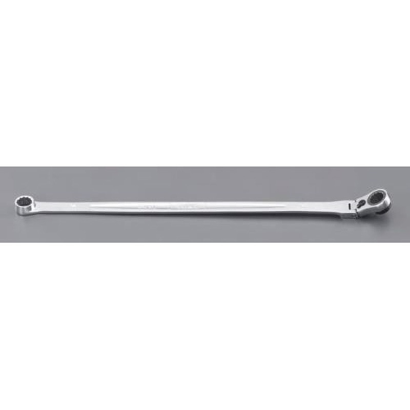 EA614HS-53 8mm/285mm 超ロングラチェットメガネレンチ(首振型) 1本 エスコ 【通販モノタロウ】