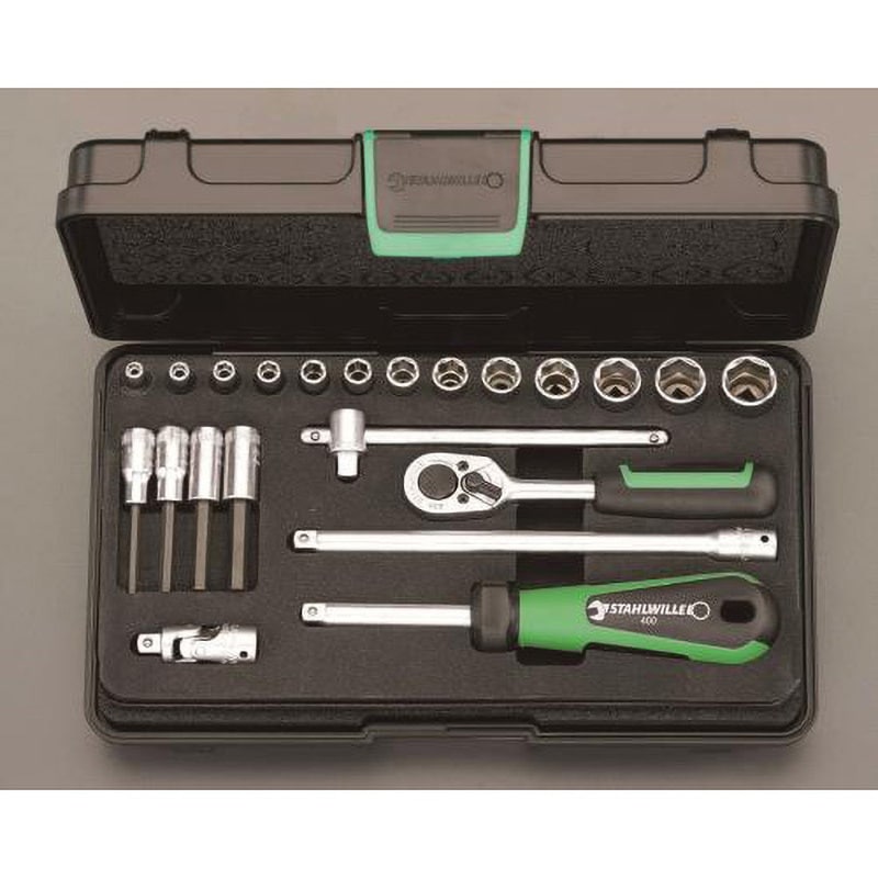 EA617BC-2A 1/4"DR ソケットレンチセット エスコ 1組 EA617BC-2A