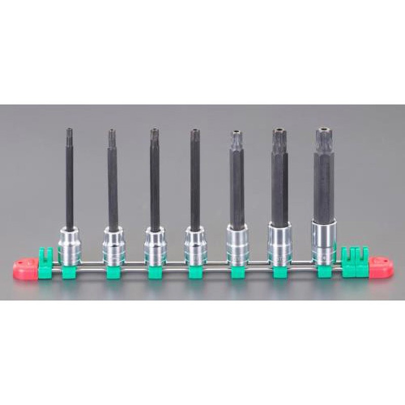 EA618RS-700 1/2"DR/T30-T70 [TORX]ビットソケット(イジリ止) エスコ T30・T40・T45・T50・T55・T60・T70サイズ  EA618RS-700