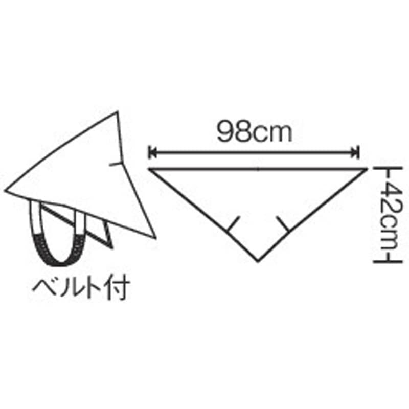 SH004-44-F 三角巾バンダナ 兼用 住商モンブラン フリーサイズ SH004