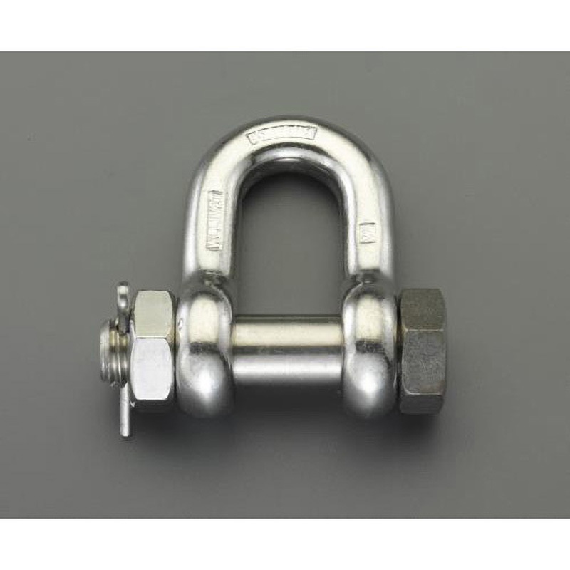 EA638F-76 1800kg シャックル(ステンレス製) エスコ 荷重1.8t