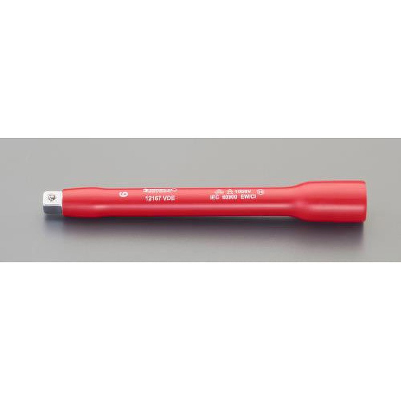EA640RL-3 3/8"DRx 95mm 絶縁エクステンションバー 1個 エスコ 【通販モノタロウ】
