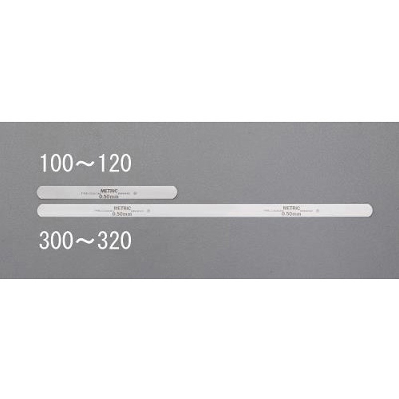 EA725RB-101B 0.07x127mm スチールフィラーゲージ(10枚) エスコ リーフ幅12.7mm 1袋 EA725RB-101B