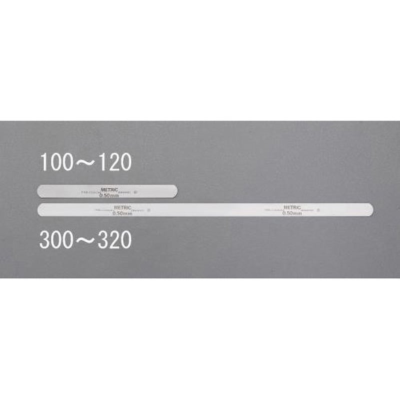 EA725RB-101D 0.09x127mm スチールフィラーゲージ(10枚) エスコ リーフ幅12.7mm 1袋 EA725RB-101D