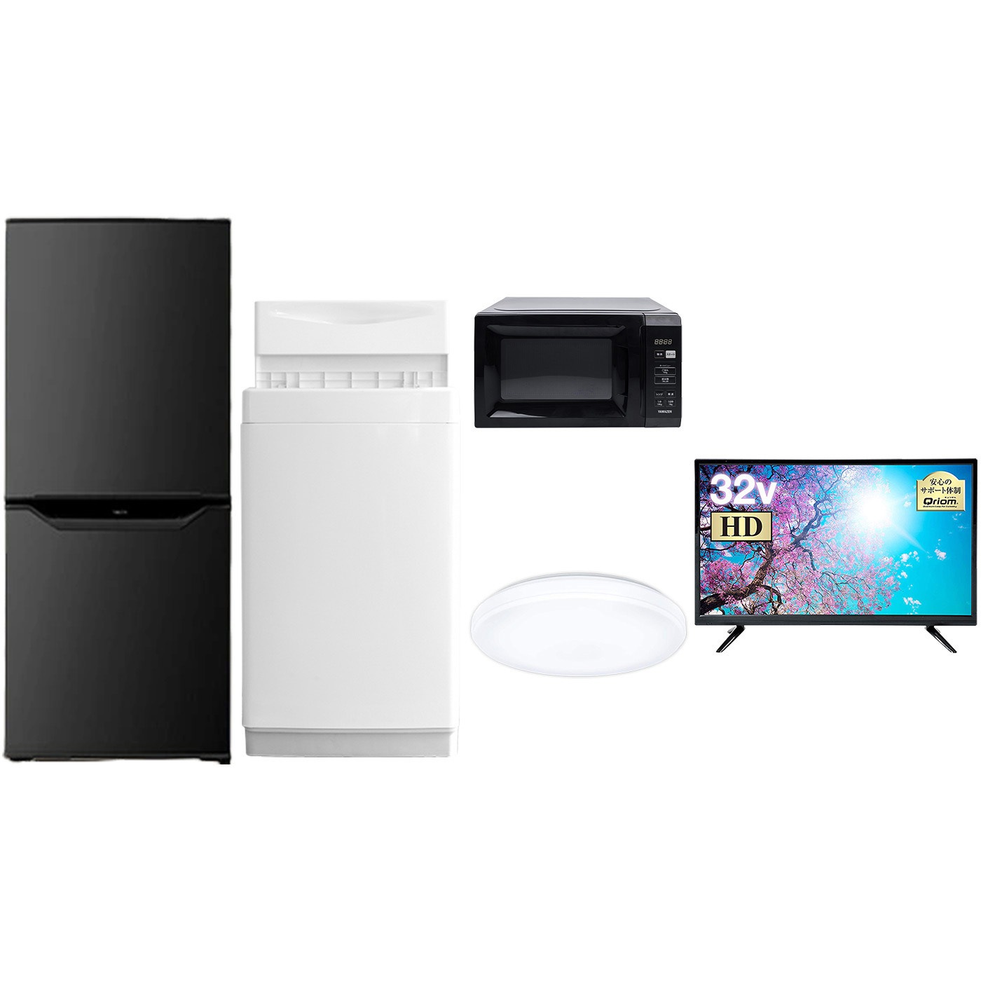 106L6LC32TV5テンB 家電セット 寮 オフィス 事務所 新生活家電 5点 