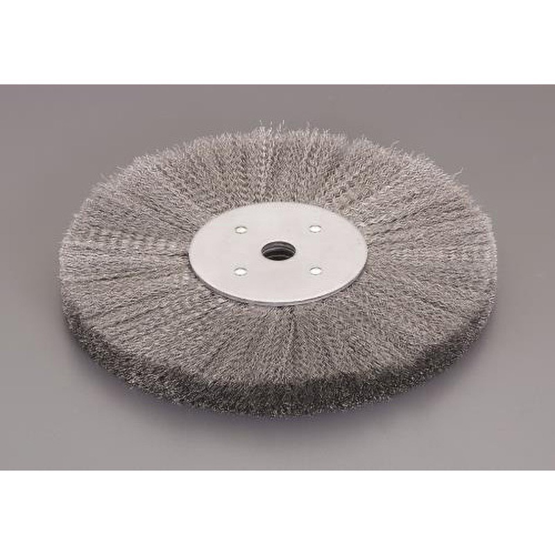 EA818-261 200mm/16.0mmワイヤーホイール(フランジロック式/スチール製) 1個 エスコ 【通販モノタロウ】