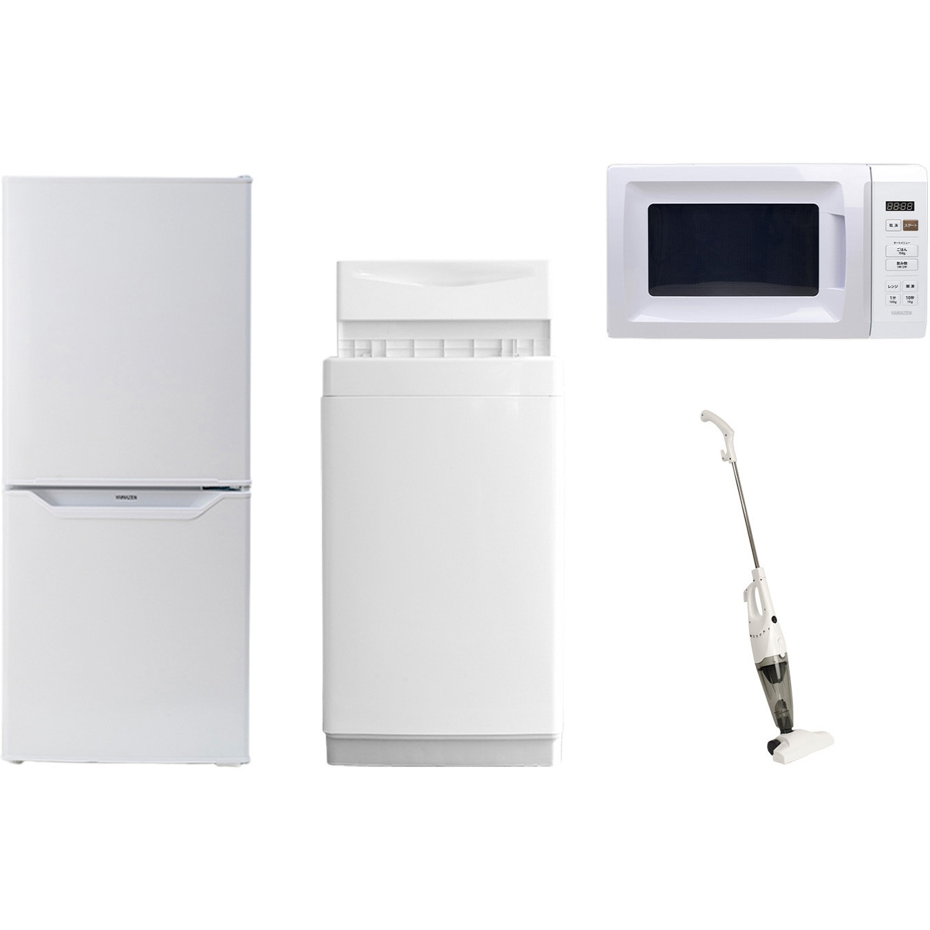 106L/6ZC4テン2WH 家電セット 寮 オフィス 事務所 新生活家電 4点 