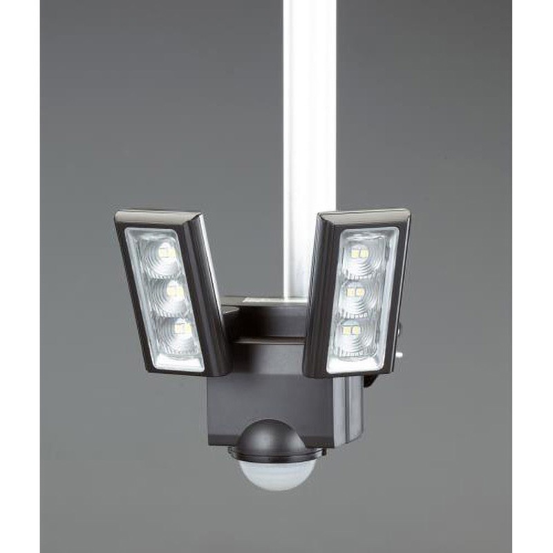 EA864CB-27A 2灯 LEDセンサーライト(単1x3本) エスコ 全光束700Lm