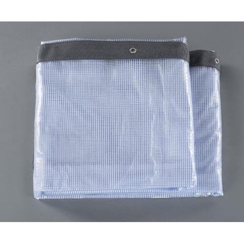 EA911AF-402 2.0x2.0m 間仕切りシート エスコ ビニールカーテン 長さ2.07m  EA911AF-402