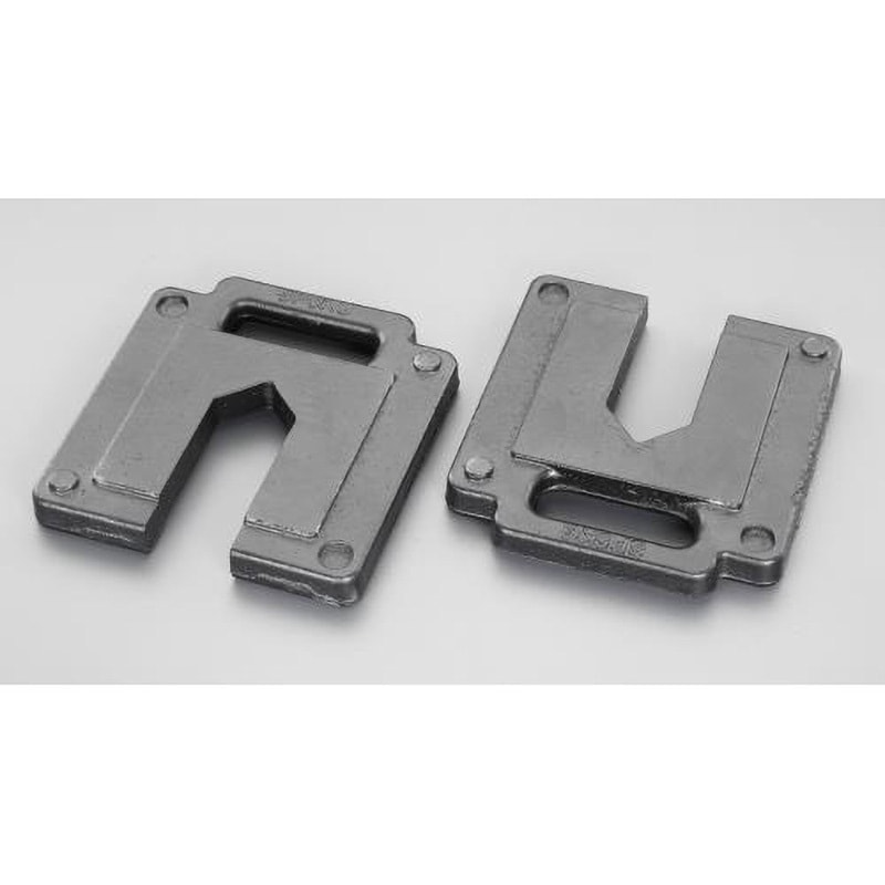 EA915-131 5.0kg ウェイトスチール(テント用/2個) エスコ 寸法250×250×40(H)mm  EA915-131