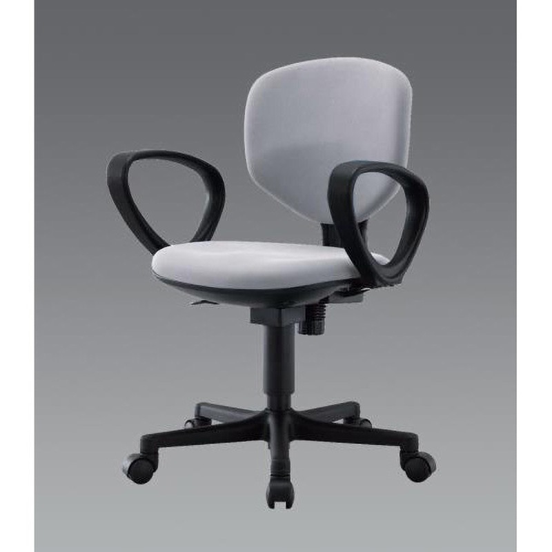 EA956XA-262 ビジネスチェアー(肘付/グレー) 1個 エスコ 【通販モノタロウ】