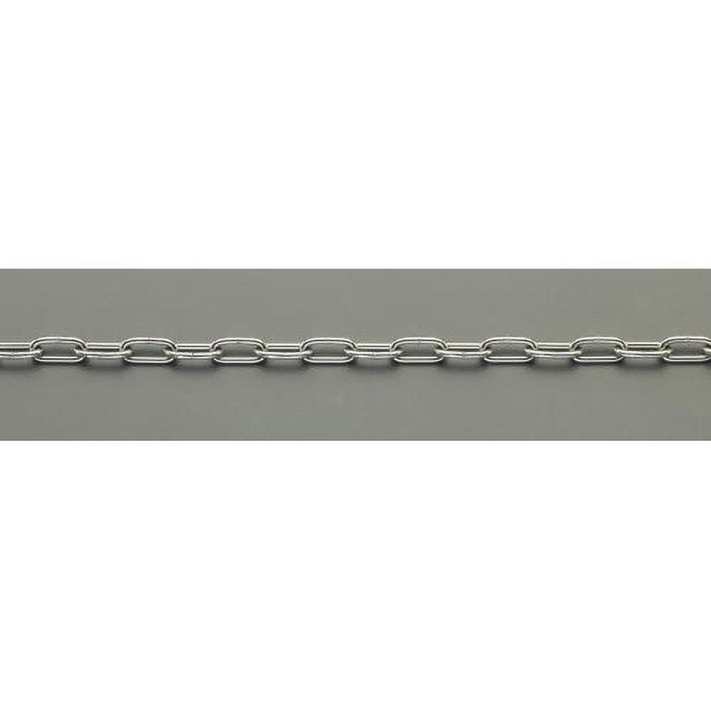 EA980SB-14 2.5mmx30m リンクチェーン(ステンレス製) エスコ 荷重60kg 26,325円