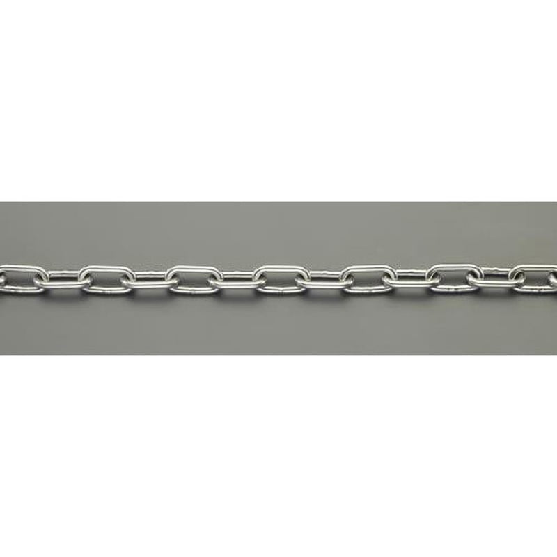 EA980SB-43 5.0mmx10m リンクチェーン(ステンレス製) エスコ 荷重250kg