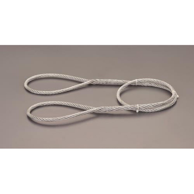 EA981WA-23 9mmx2.0m  玉掛ワイヤースリング(JIS) 1本 エスコ 【通販モノタロウ】