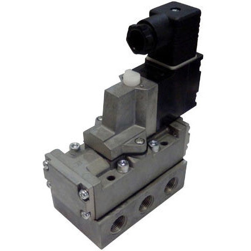 EA153HL-35 AC100V・Rc3/8" 5方向電磁弁(流量10.0C) エスコ アルミダイカスト