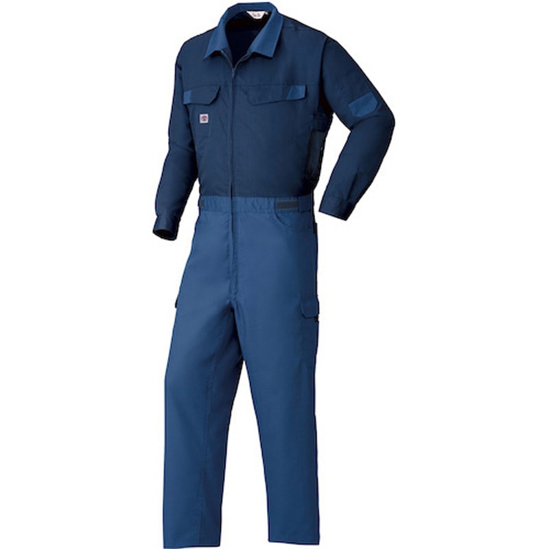 9920001L  山田辰(株) AUTO−BI 空調つなぎ服［［R上］］001ネイビーブルー Lサイズ 9920001L-TN WO店 9920-001-l 空調つなぎ服-001ネイビーブルー AUTO-BI(山田辰) サイズL