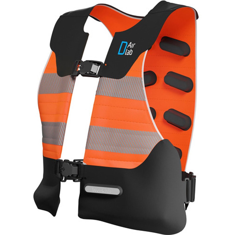 1D1000M06S WORK AIR(ワークエア)高所作業用エアバッグシステム  ハイビズタイプ 1着 D-Air Lab 【通販モノタロウ】