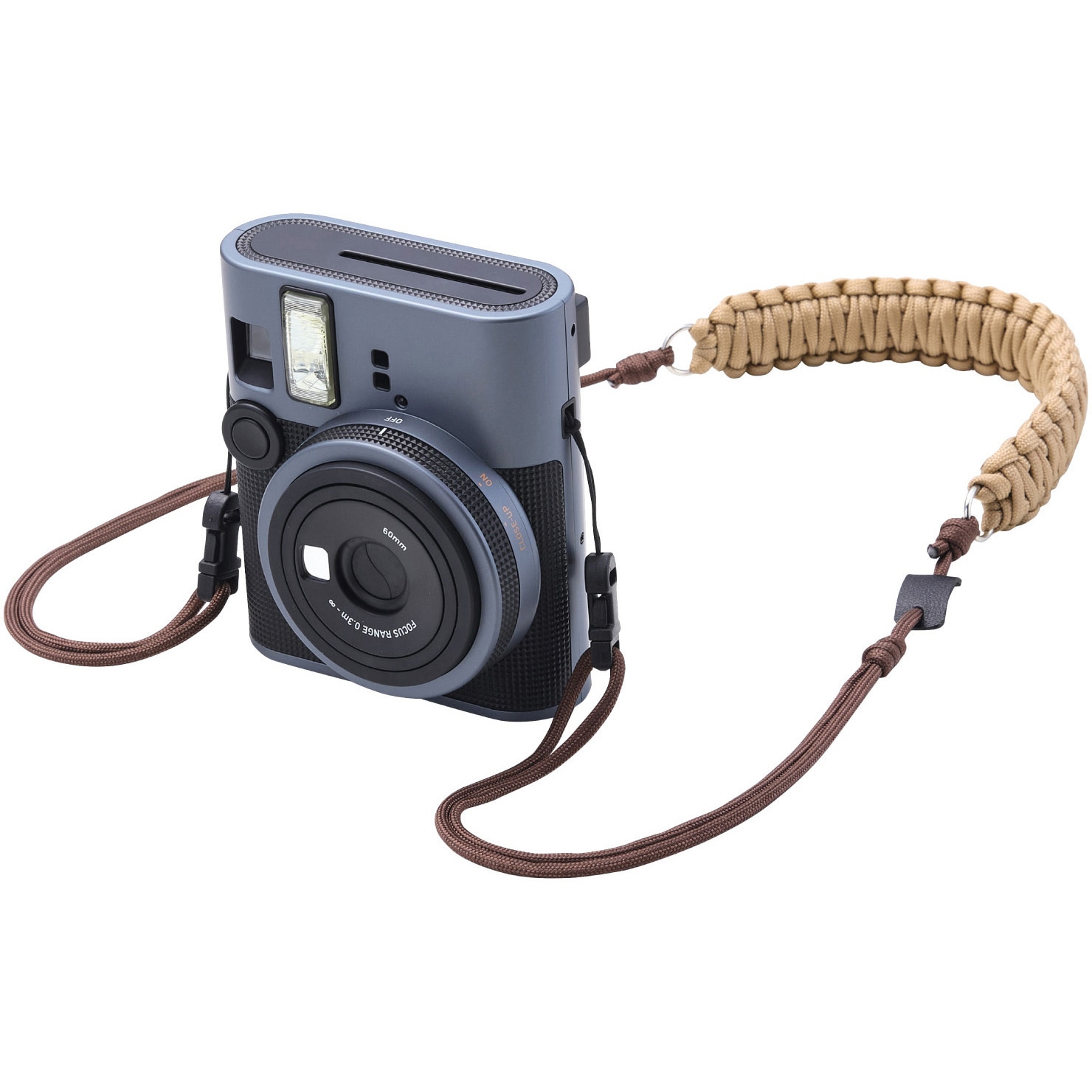 IC-STSDKNBR カメラストラップ 首掛け / 肩掛け / たすき掛け チェキ