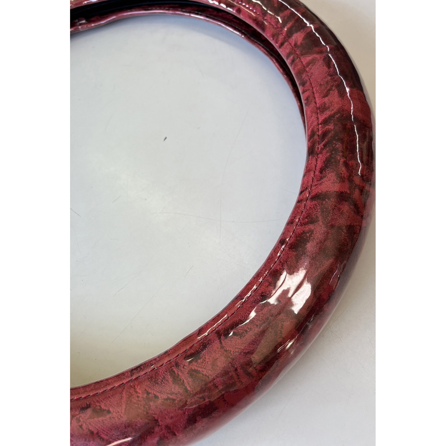 12012221D00 ハンドルカバー 極太 2HL ネオ・チンチラ 濃赤 1本 TURN 【通販モノタロウ】