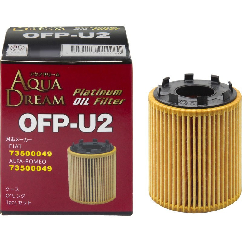 AD-OFP-U2 PLATINUM 輸入車オイルフィルター AQUA DREAM(アクア