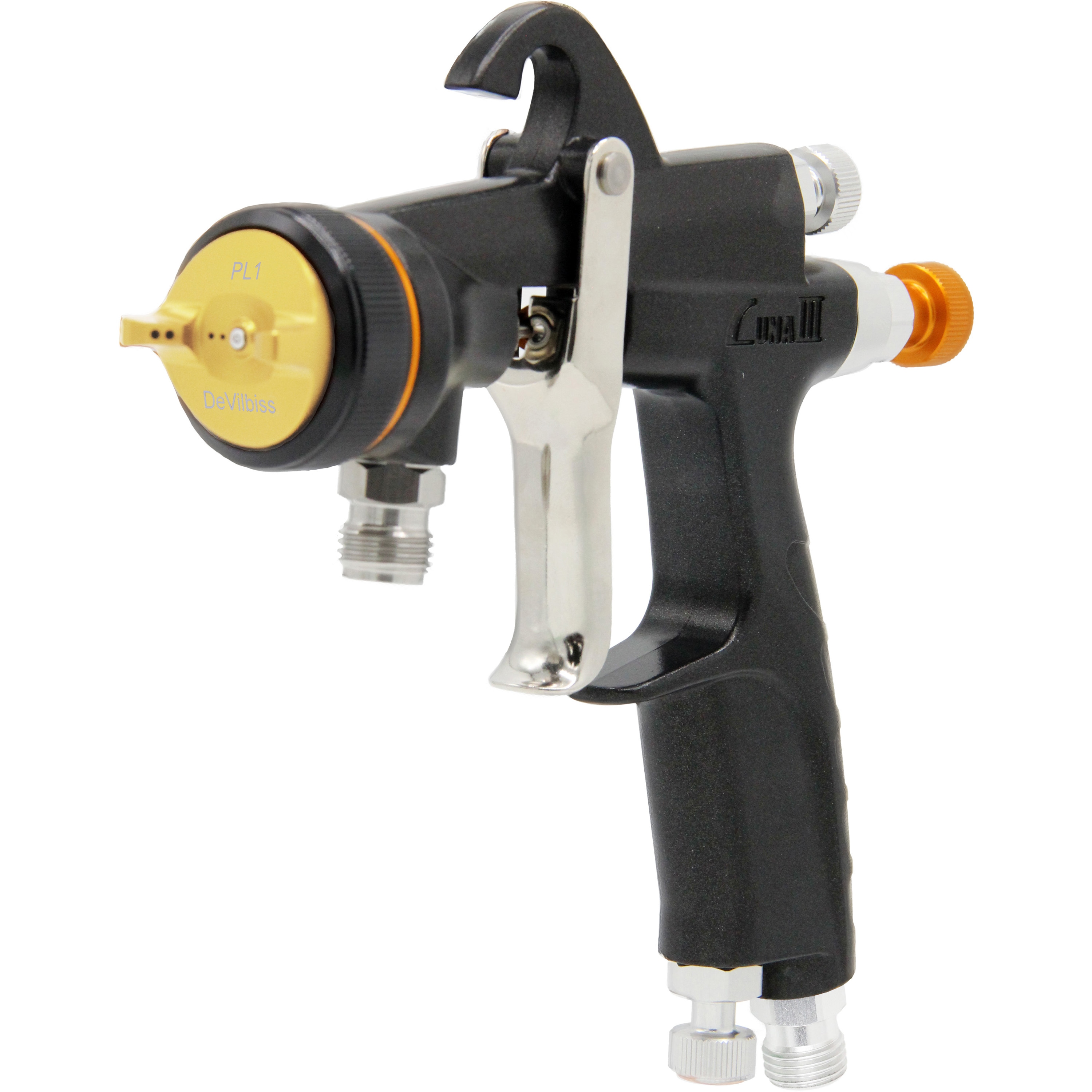 デビルビス　LUNA3-F54-13GとカップKG-400-FAのセット デビルビス LUNA3-F54 スプレーガン LUNA3 Fine Flat (薄膜ワイド