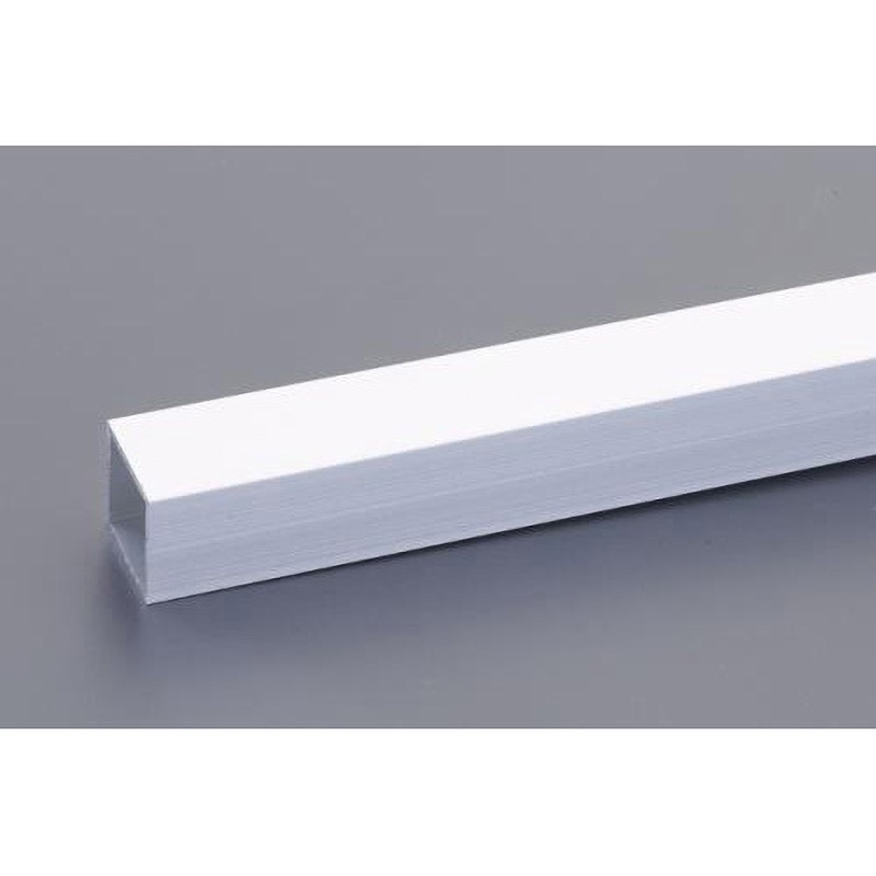 EA440HE-120A 20x20mmx2m アルミ角パイプ(シルバー/つや消/5本) エスコ 厚さ1.5mm  EA440HE-120A