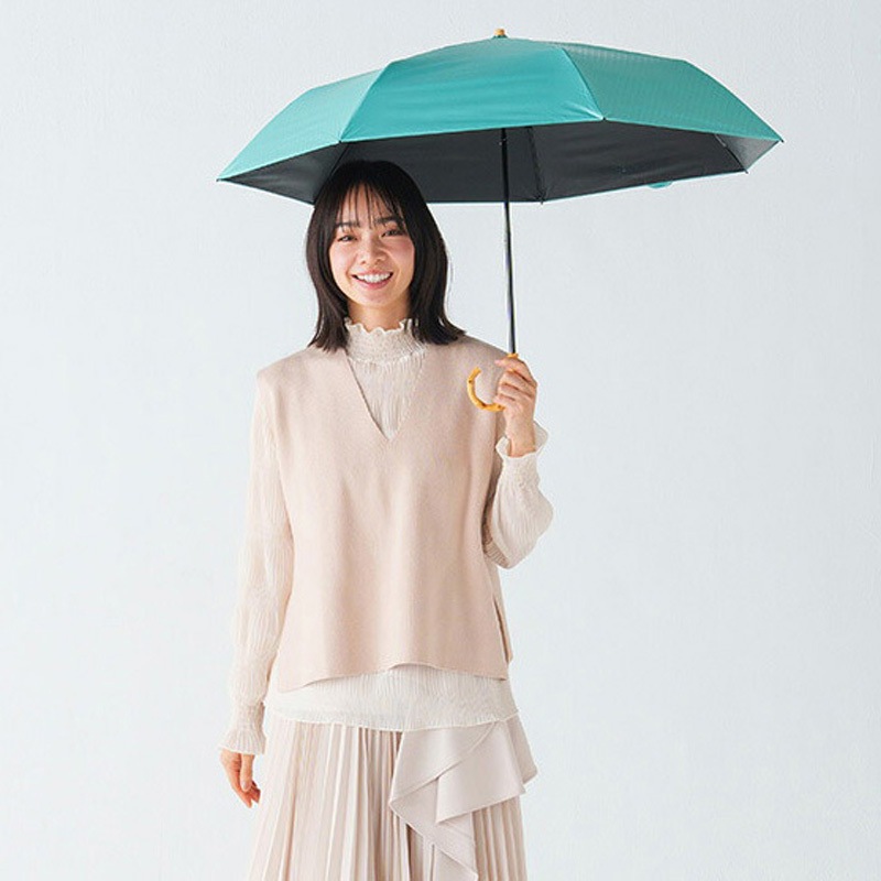 SMV-41973 日傘 晴雨兼用傘 レディース 7本骨遮光 折りたたみ傘 江戸